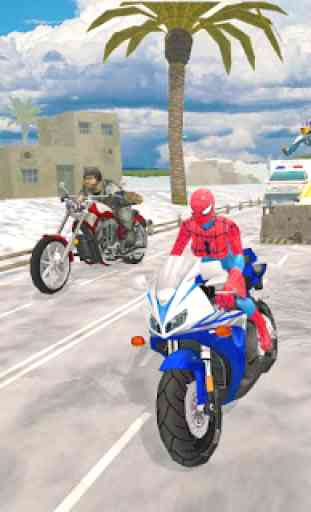 Spider Girl Stunt Rider  Super hero Highway Rider 1