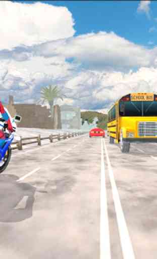 Spider Girl Stunt Rider  Super hero Highway Rider 2