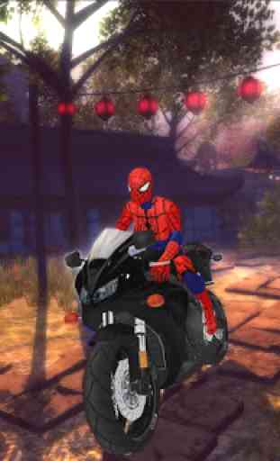 Spider Girl Stunt Rider  Super hero Highway Rider 3
