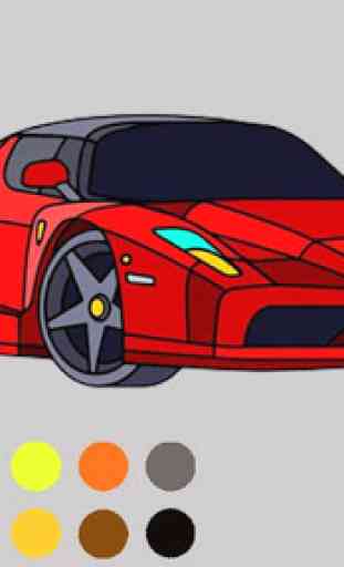 Super Car Colouring Games - Cars Coloring Book 1