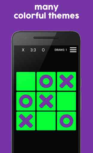 Tic Tac Toe Colors for 2 players 1