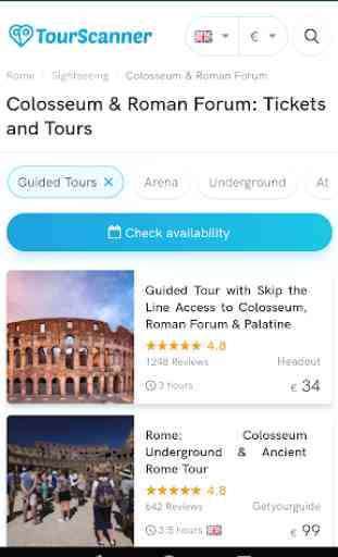 TourScanner - Compare Tours & Travel Activities 1