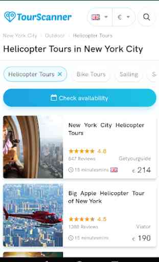 TourScanner - Compare Tours & Travel Activities 4