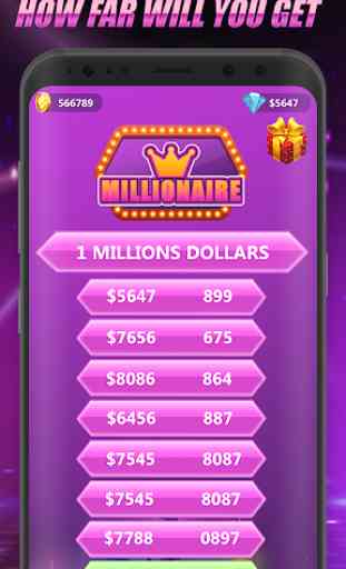 Trivia Millionaire: General knowledge Quiz Game 3