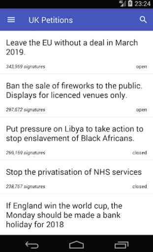 UK Petitions 1