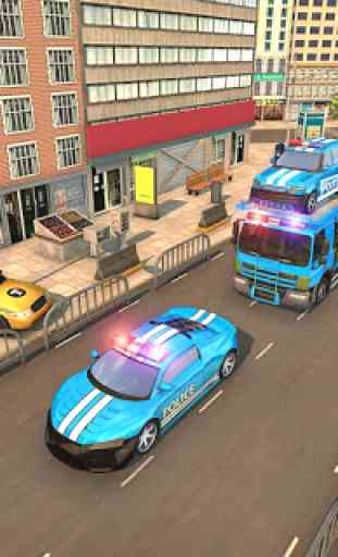 US Police Car Transport Simulator 2019 3