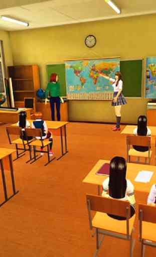 Virtual High School Girl Simulator Real Family 4