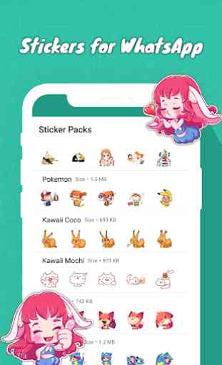 WAStickerApps: Anime Stickers For whatsapp 3