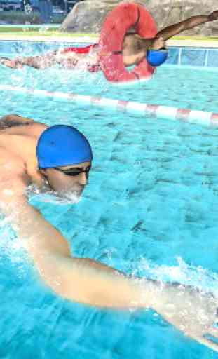 Water Pool Race :  Swimming Championship 4