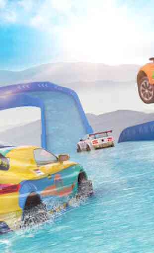 Water Slide Car Stunts Racer 1