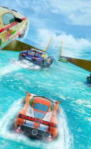 Water Slide Car Stunts Racer 2