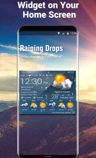 weather on home screen ⚡ 1