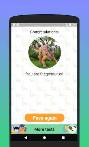 What dinosaur are you? Test 4