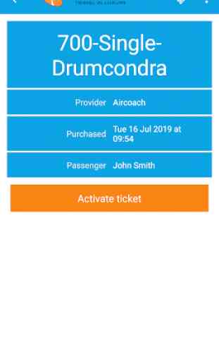 Aircoach - mobile ticketing App 3