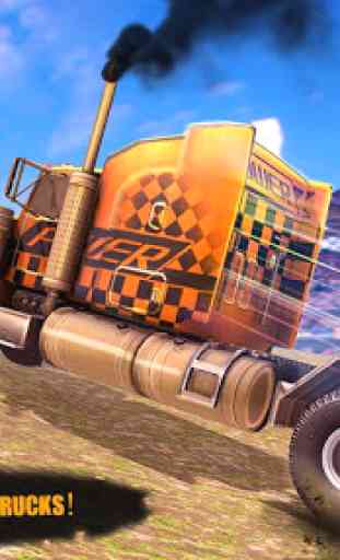 American Truck Destruction Racing Stunts 2