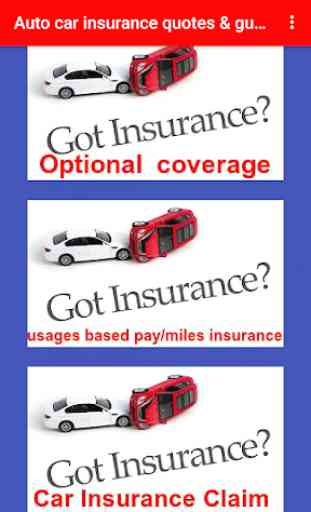 Auto vehicle car insurance quote & guide 2