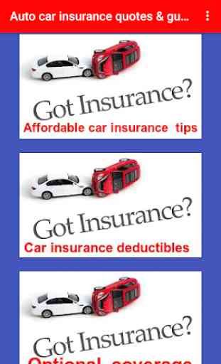 Auto vehicle car insurance quote & guide 3