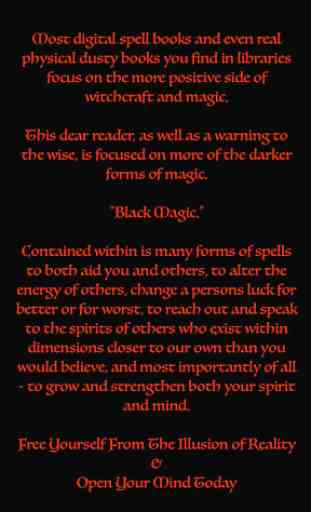 Black Magic - Free Magic Spells 1