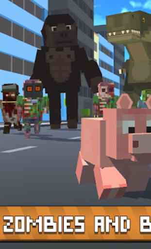 Blocky City Pig Simulator 3D 3