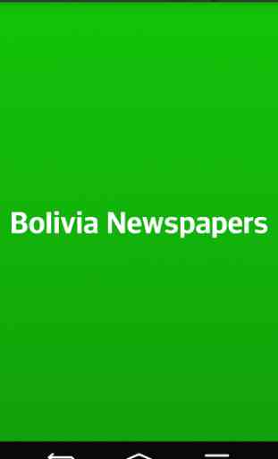 Bolivia Newspapers 1