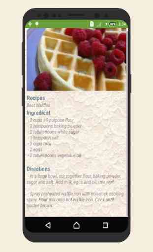 Breakfast Easy Recipes Offline App 3