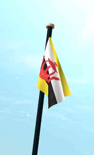 Brunei Darussalam Flag 3D Free 3