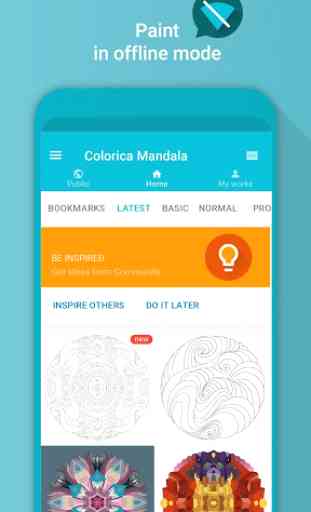 Colorica: Mandala Coloring Book 4