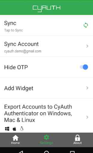 CyAuth Authenticator 4