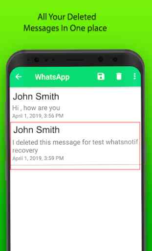 Deleted Messages Restore for whatsapp 3