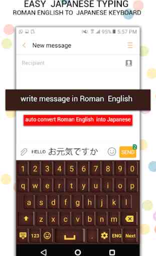 Easy Japanese Typing English to Japanese Keyboard 3