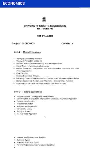 ECONOMICS - UGC NET Solved Paper 2