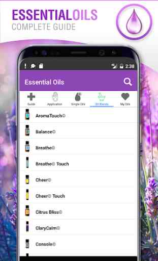 Essential Oils Reference Guide for doTERRA Oil 1