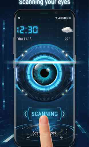 Eye detection style lockscreen for prank 1