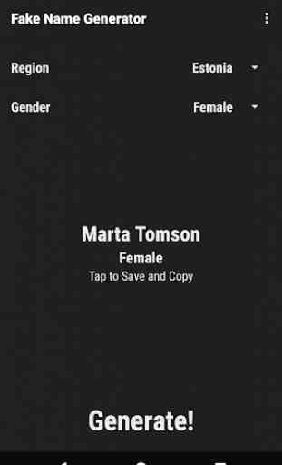 Fake Name Generator - 53 Countries - Male & Female 2