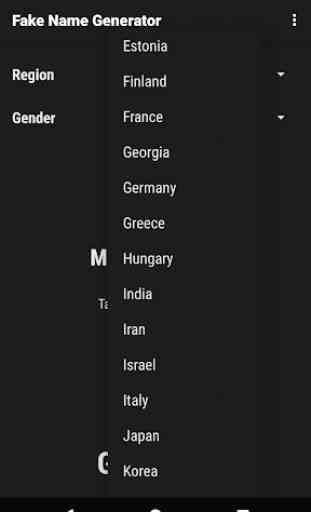 Fake Name Generator - 53 Countries - Male & Female 3