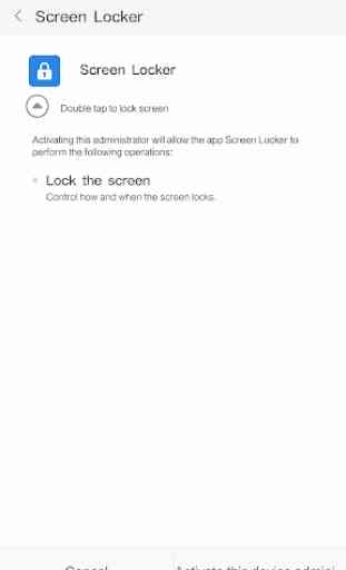 Fast Screen Locker : a plugin for X Launcher 3