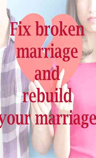 Fix broken marriage 1