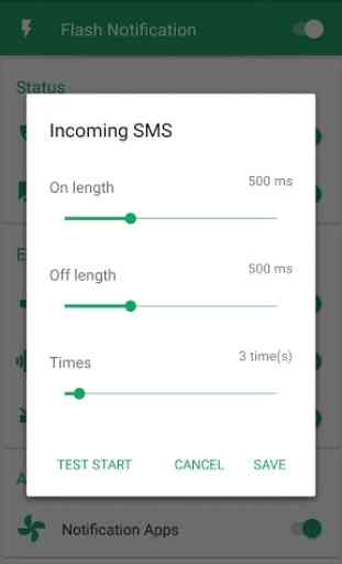 Flash Alerts On Call & SMS 3