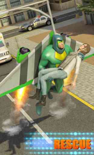 Flying Jetpack Crime City Hero Simulator 3