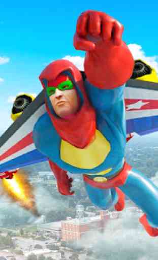 Flying Jetpack Crime City Hero Simulator 4