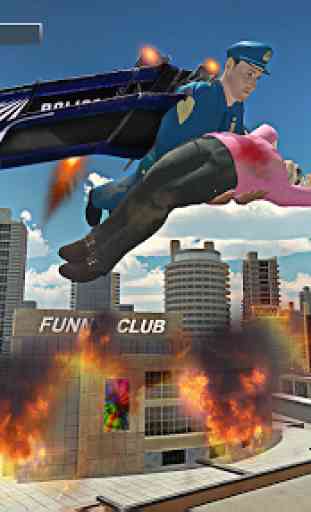 Flying Jetpack Hero:Miami Gangster Crime Simulator 2