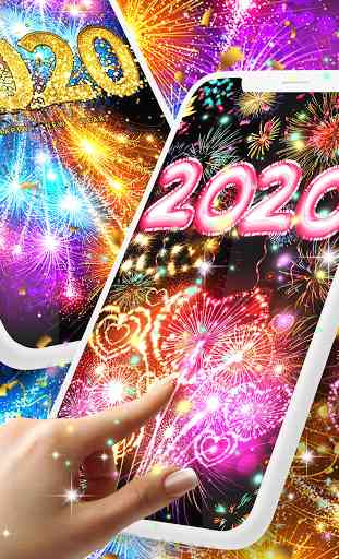 Happy new year 2020 live wallpaper 1