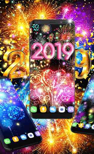 Happy new year 2020 live wallpaper 3