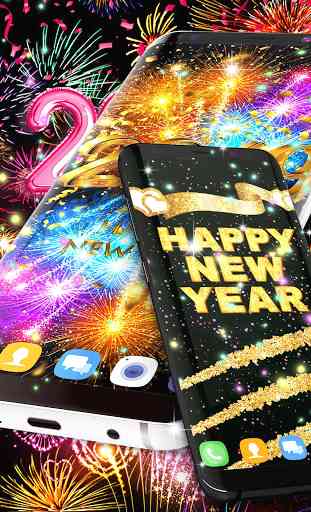 Happy new year 2020 live wallpaper 4