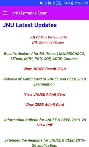 JNU Entrance Exam 3