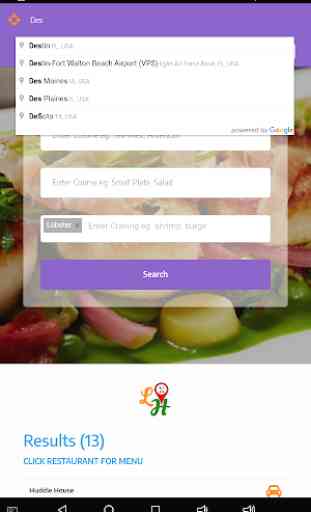 Locate HappyPlate - Menu Finder, Restaurant Finder 4