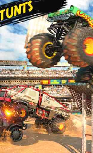 Monster Truck Crash Derby : Fearless Stunts 2019 2