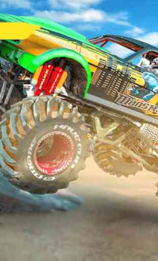 Monster Truck Crash Derby : Fearless Stunts 2019 4
