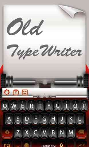 Old Typewriter Keyboard 1