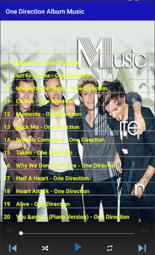 One Direction Album Music 2